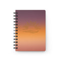 Sunset Gradient Spiral Journal — Sunrise Minimalist Notebook