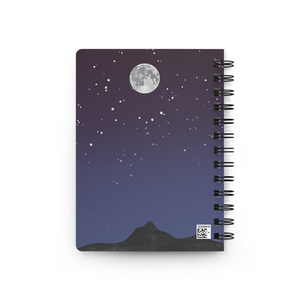 Moonlit Night Spiral Journal — Starry Sky Notebook for Dreaming
