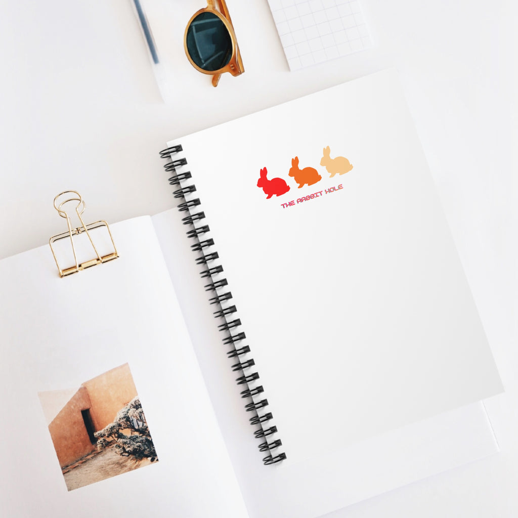 Copy of Bunny Trio Spiral Notebook — "The Bravest Hares" Ruled Journal