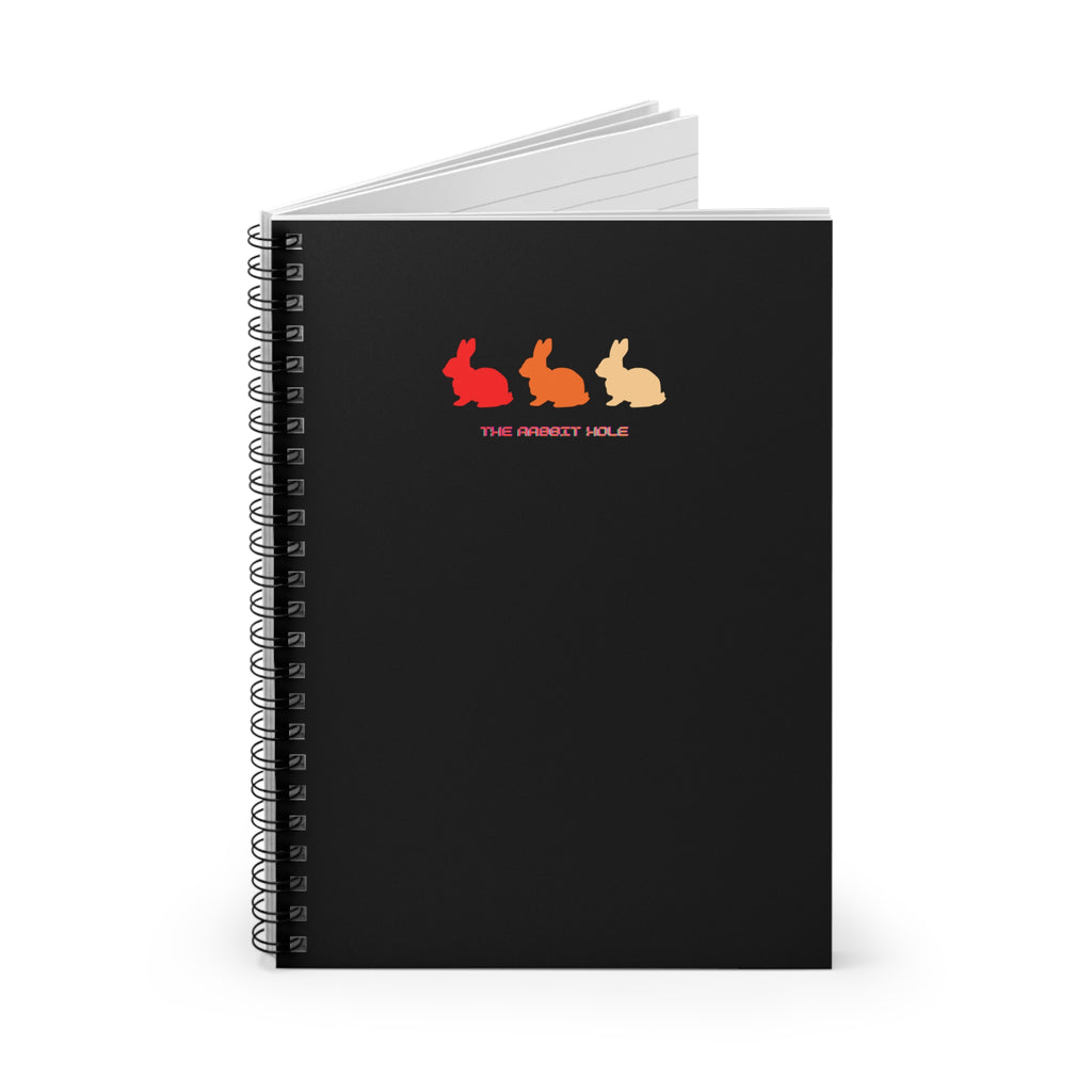 Bunny Trio Spiral Notebook — "The Bravest Hares" Ruled Journal