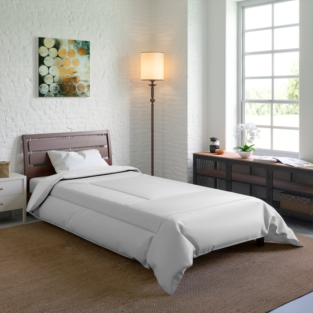 White Down Alternative Comforter — Lightweight All-Season Bedspread