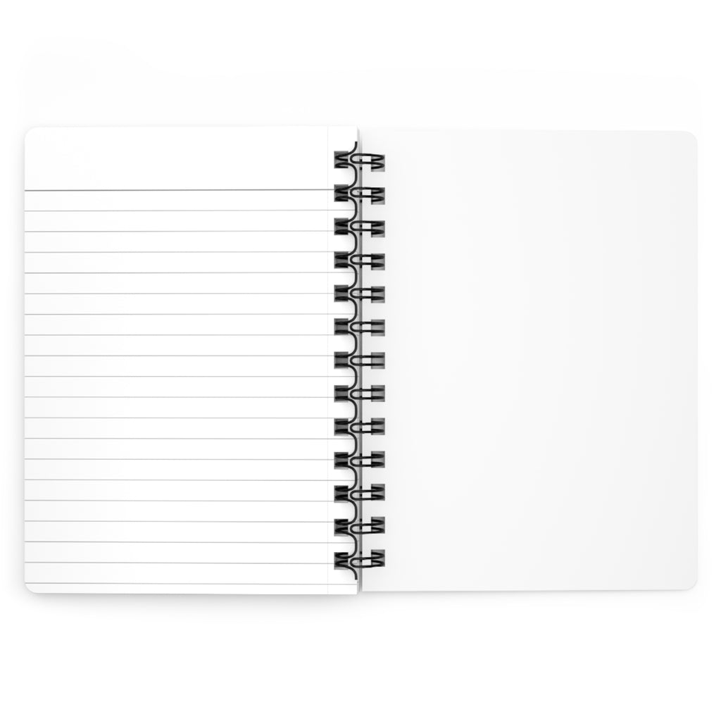 Night City Spiral Notebook — Crescent Moon Cityscape Journal
