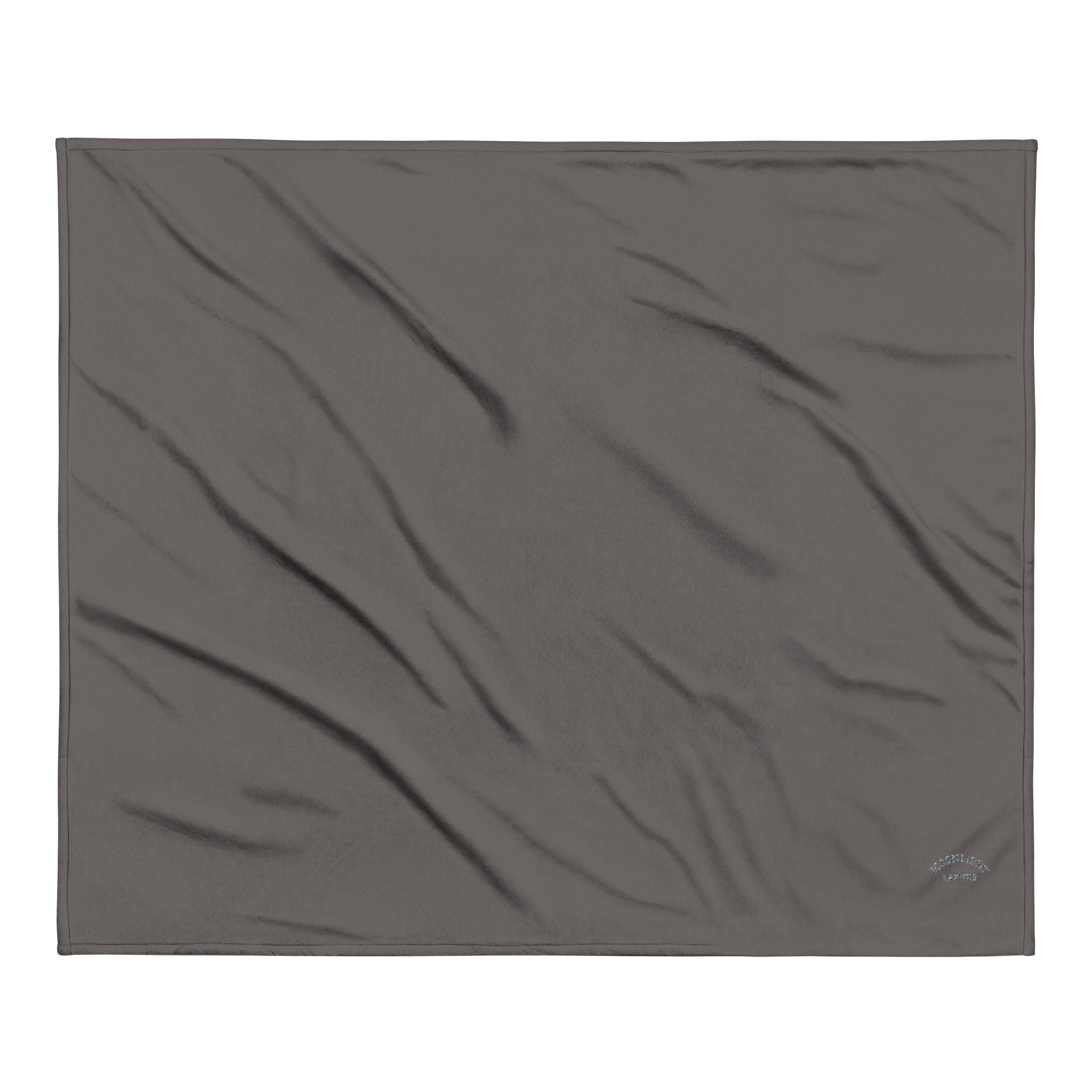 Embroidered Sherpa Blanket – Cozy 'Moonlight Trends' Plush Throw