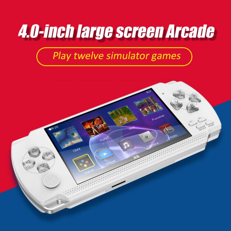 X6 Handheld Portable Game Console with 1500 Games