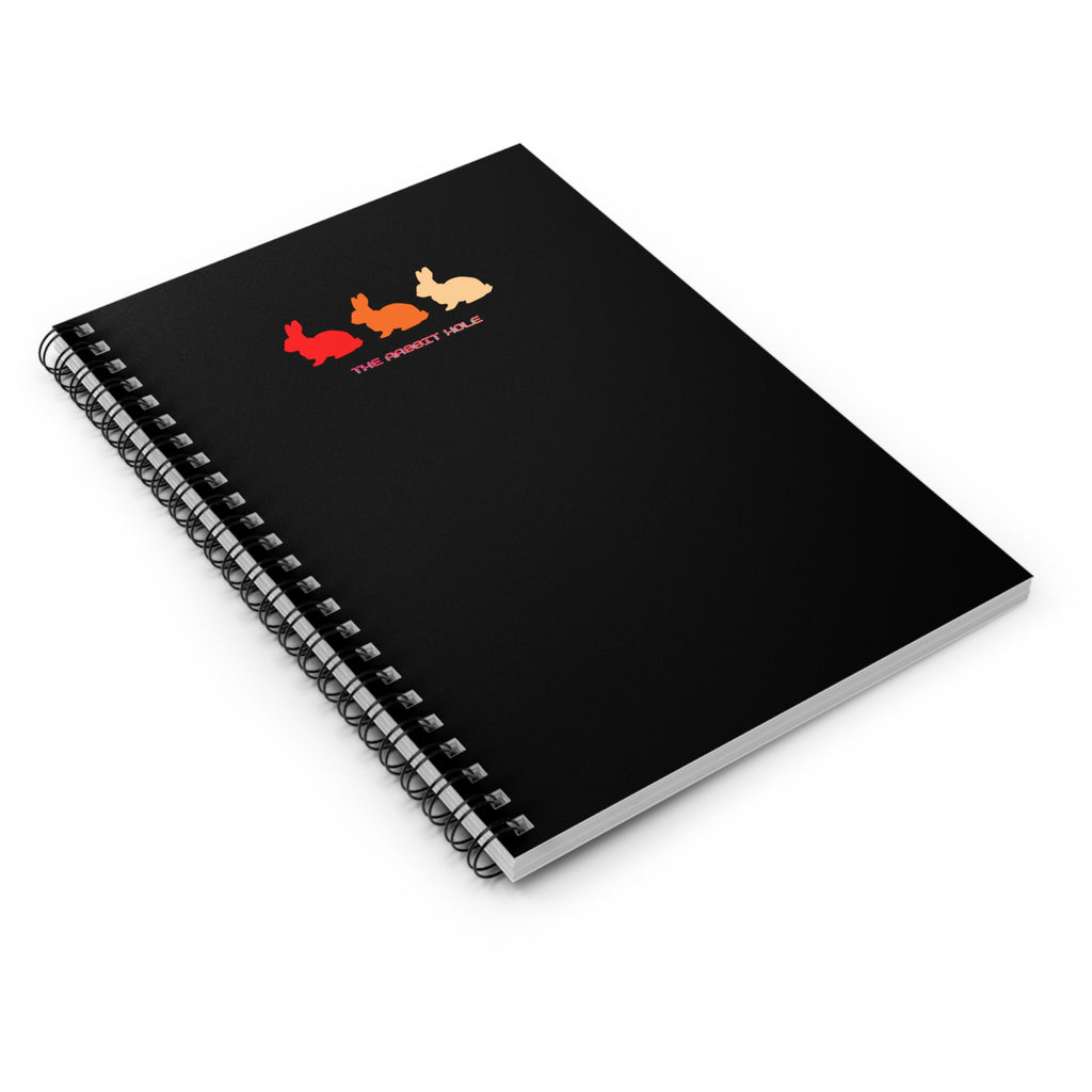 Bunny Trio Spiral Notebook — "The Bravest Hares" Ruled Journal