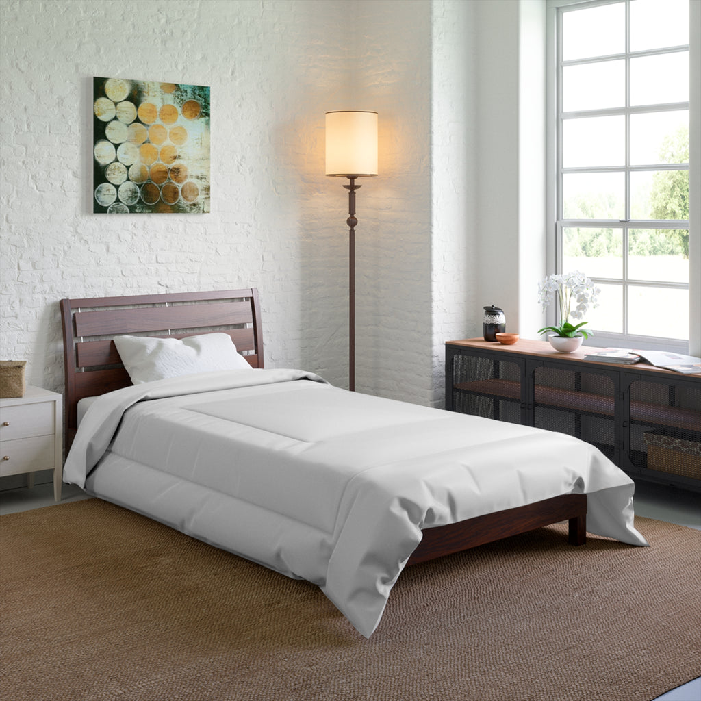 White Down Alternative Comforter — Lightweight All-Season Bedspread