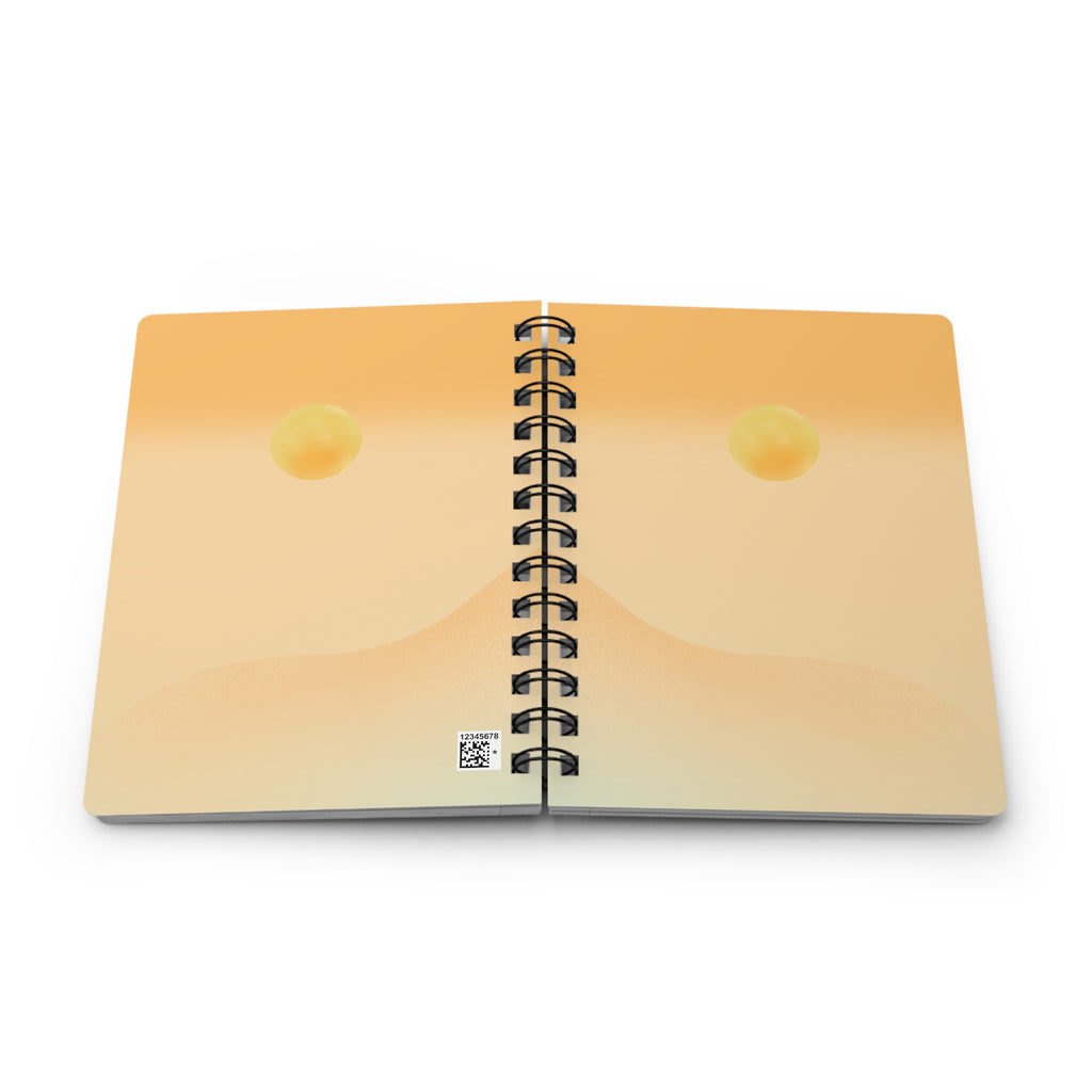 Sunrise Minimalist Spiral Journal — Sunset Gradient Notebook