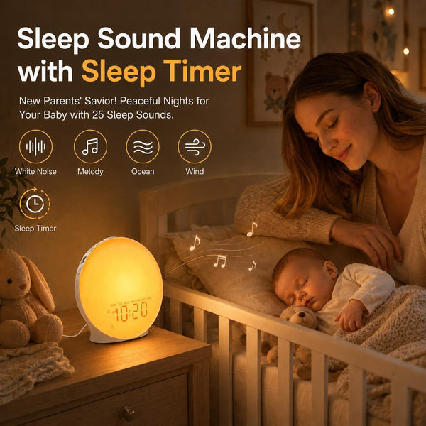 Gentle Sunrise Wake-Up Clock