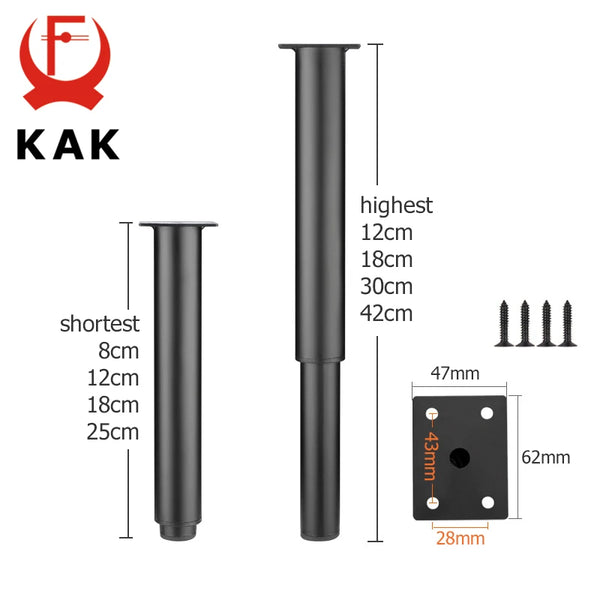 Adjustable Metal Furniture Feet