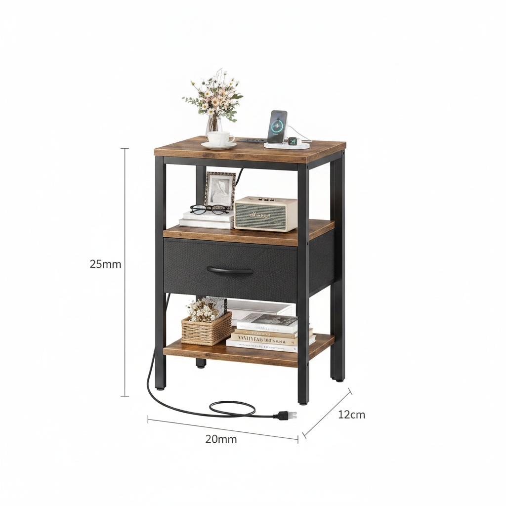 Smart Bedside Organizer