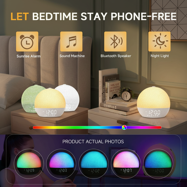 Gentle Wake-Up Light Alarm Clock