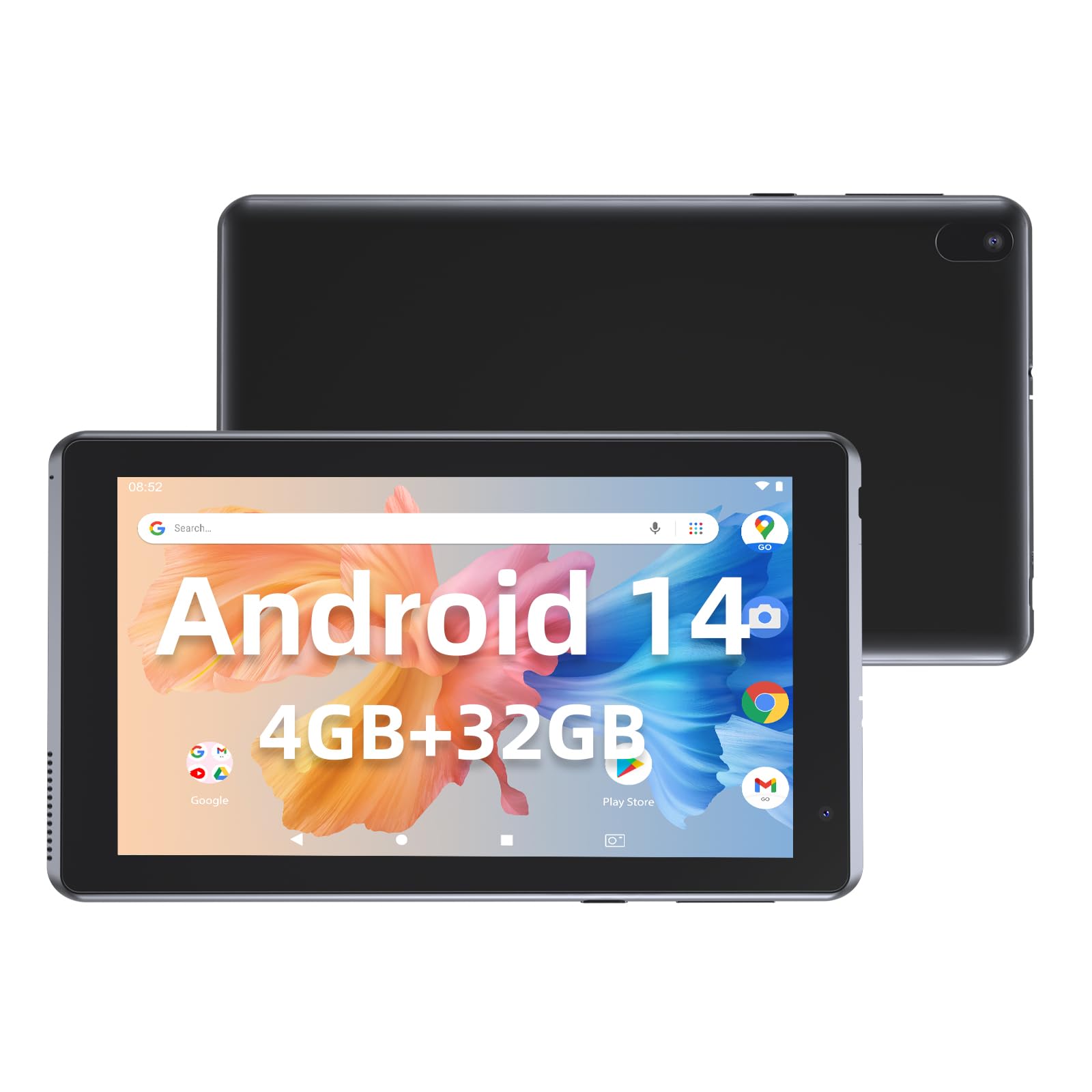 Radius 7 Tablet: Android 14, 4GB RAM, Expandable to 1TB