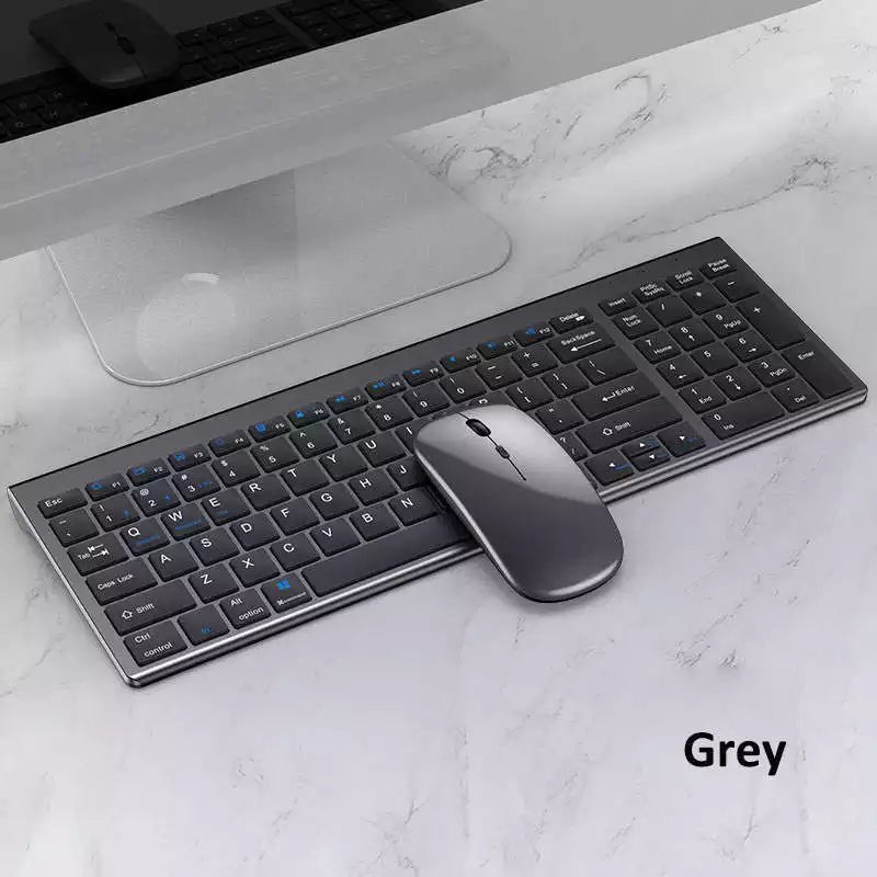 High quality 2.4G Bluetooth wireless rechargeable mouse keyboard combos